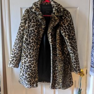 Vero Moda Faux Leopard Coat